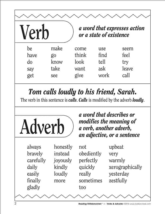 Verbs & Adverbs Grammar Activity Book, 48 Pages - Image 4
