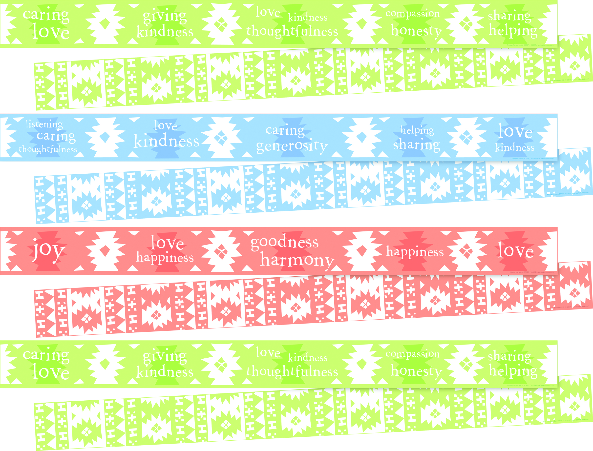 Celebrate Thoughtfulness Trim Set of 4 Designs, 48/set