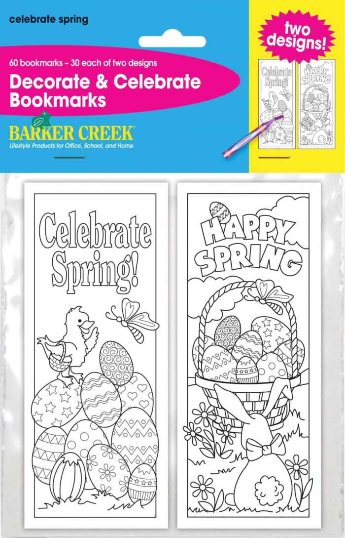 Color Me Celebrate Spring Bookmark Duets, 60/Set - Image 2