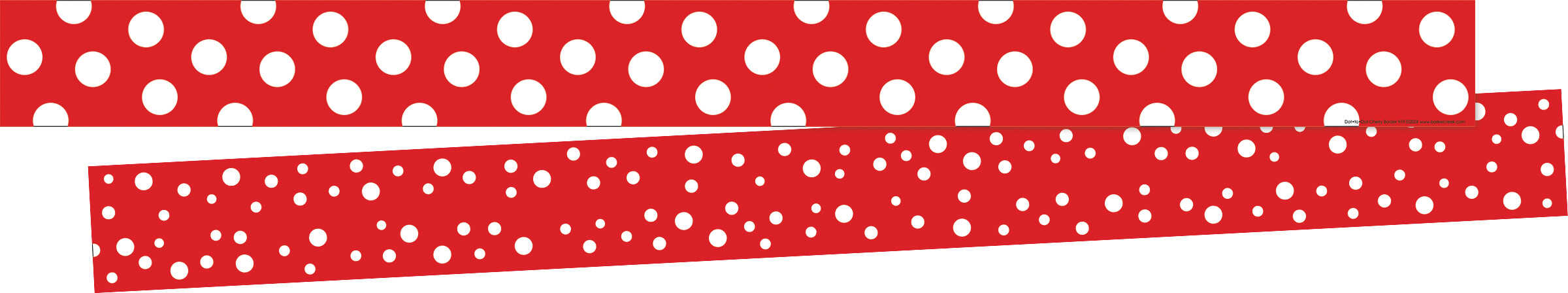 Christmas Dot to Dot & Happy Double-Sided Border, 50 Pieces of Trim per Set - Image 4