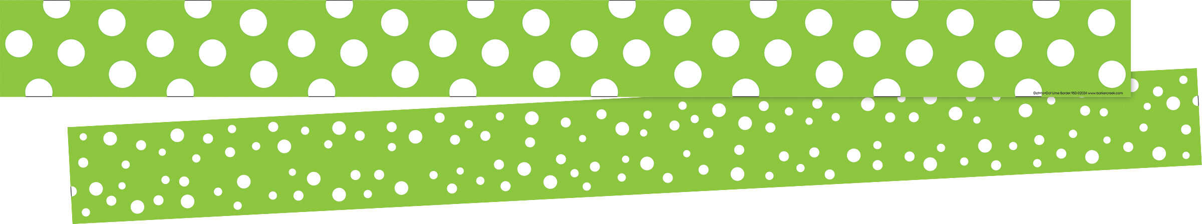 Christmas Dot to Dot & Happy Double-Sided Border, 50 Pieces of Trim per Set - Image 5